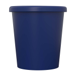 Copo reutilizável para espresso com tampa Americano® Piccolo 100 ml cor azul segunda vista frontal