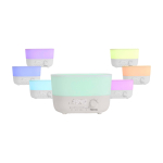 Humidificador aromático 4 em 1 com colunas 12 W Prixton Connected cor branco segunda vista