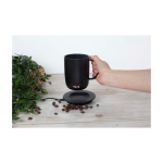 Caneca plástico inteligente controlo temperatura Prixton Tempo 300 ml cor preto imagem de estilo de vida