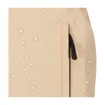 Mochila antirroubo de couro sintético com acesso traseiro 18 L PC 15” cor marfim vista detalhe 1