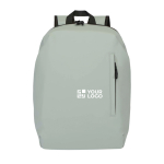 Mochila antirroubo de couro sintético com acesso traseiro 18 L PC 15” vista principal