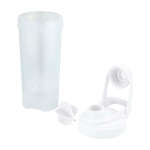 Garrafa em plástico PP com bola misturadora e marcações 700 ml cor transparente segunda vista