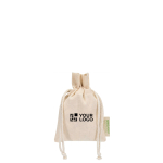 Saco-oferta de algodão com fecho de cordão 140 g/m2 vista principal