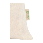 Saco-oferta de algodão com fecho de cordão 140 g/m2 cor natural vista detalhe 1