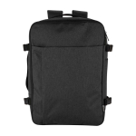 Mochila de cabine para portátil de poliéster reciclado 25 L 17'' cor antracite segunda vista frontal