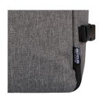 Mochila de cabine para portátil de poliéster reciclado 25 L 17'' cor cinzento mesclado vista detalhe 1
