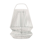 Lucivelo portátil de plástico reciclado para lampião Originalhome cor cinzento-claro segunda vista frontal