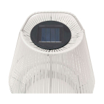 Lucivelo portátil de plástico reciclado para lampião Originalhome cor cinzento-claro vista detalhe 1