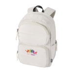 Mochila para portátil ecológica repelente à água PC 15,6” e 18 L cor areia