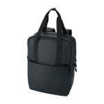 Mochila térmica isolante com bolso frontal acolchoado 18 L cor preto