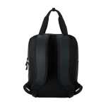 Mochila térmica isolante com bolso frontal acolchoado 18 L cor preto segunda vista traseira