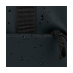 Mochila térmica isolante com bolso frontal acolchoado 18 L cor preto terceira vista