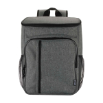 Mochila térmica para piquenique com talheres reutilizáveis 20 L cor cinzento mesclado segunda vista frontal