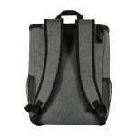 Mochila térmica para piquenique com talheres reutilizáveis 20 L cor cinzento mesclado segunda vista traseira