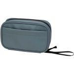 Bolsa organizadora para acessórios tecnológicos, fecho de correr 1 L cor azul bondi