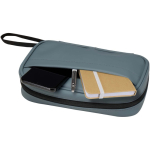 Bolsa organizadora para acessórios tecnológicos, fecho de correr 1 L cor azul bondi terceira vista