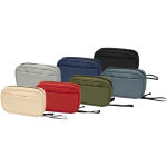 Bolsa organizadora para acessórios tecnológicos, fecho de correr 1 L cor azul bondi segunda vista várias cores
