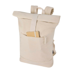 Mochila enrolável hidrófuga com bolso portátil 14” 16 L cor areia segunda vista