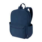 Mochila urbana hidrófuga com compartimento para portátil 15,6” 16 L cor azul-marinho
