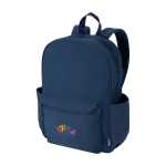 Mochila urbana hidrófuga com compartimento para portátil 15,6” 16 L cor azul-marinho