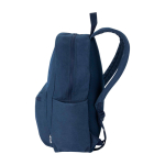 Mochila urbana hidrófuga com compartimento para portátil 15,6” 16 L cor azul-marinho segunda vista com lateral