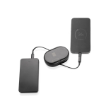 Conjunto ecológico de cabos de carga retrácteis com várias saídas 60 W cor preto quarta vista