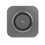 Base de carga sem fios magnética 25 W com cabo USB-C cor cinzento quarta vista