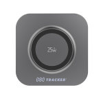 Base de carga sem fios magnética 25 W com cabo USB-C cor cinzento vista com logo