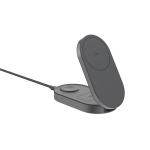 Carregador ecológico dobrável 3 em 1 compacto com entrada USB-C 25 W cor cinzento segunda vista