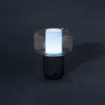 Candeeiro ecológico com colunas portáteis e BT 5.3 10 W 2000 mAh cor preto décima vista