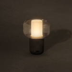 Candeeiro ecológico com colunas portáteis e BT 5.3 10 W 2000 mAh cor preto nona vista