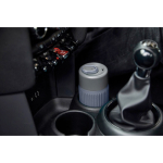 Copo de viagem térmico de vidro, manga de silicone Black & Blum 340 ml cor cinzento vista de ambiente 3