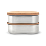 Conjunto de lancheiras herméticas com tampa plana Black & Blum 1 L cor cinzento sexta vista