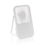 Ventoinha de secretária recarregável com 3 velocidades 5 W 1200 mAh cor branco