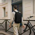 Mochila fecho de correr convertível antirroubo e capacidade 22 L 16” cor cinzento