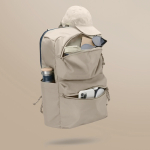 Mochila fecho de correr convertível antirroubo e capacidade 22 L 16” cor cinzento