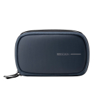 Estojo de viagem com abertura em concha e capacidade 2,5 L 8” cor azul-marinho segunda vista