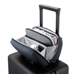 Estojo de viagem com abertura em concha e capacidade 2,5 L 8” cor azul-marinho