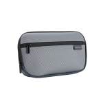 Estojo de viagem com abertura em concha e capacidade 2,5 L 8” cor azul-marinho oitava vista