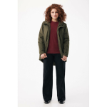 Casaco impermeável acolchoado unissex modern fit 95 g/m² Iqoniq Thelon cor caqui