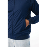 Casaco unissex medium fit, fecho de correr e forro 95 g/m² Iqoniq Odin cor azul-marinho