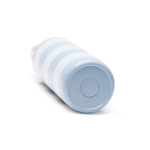 Garrafa térmica antigotas com design de praia e pega 600 ml cor azul-claro quarta vista