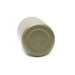 Garrafa térmica de aço inoxidável reciclado com cordão 400 ml cor verde quinta vista