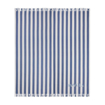 Toalha hammam familiar de algodão reciclado 200 g/m2 180 x 180 cm cor azul vista com logo