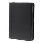 Porta-fólio A4 com fecho de correr e compartimentos de pele sintética segunda vista