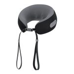 Almofada massajadora portátil e ajustável para o pescoço cor preto primeira vista