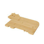 Tábua de cozinha de bambu com design compacto em forma de vaca terceira vista