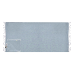 Mochila de cordão com páreo dobrável de algodão reciclado 170 g/m² segunda vista