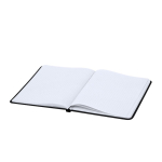 Caderno de capa dura, pele sintética acolchoada, folhas pontilhadas A5 segunda vista