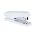 Agrafador de plástico com acabamento mate resistente para personalizar cor branco primeira vista